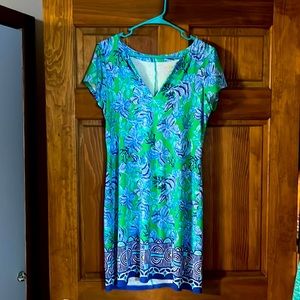EUC Lilly Pulitzer Size M Sophietta dress keeping it reel